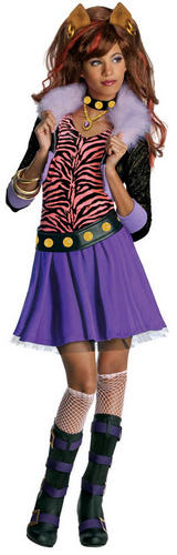 Monster High Girls Fancy Dress Halloween School Kids Childrens Costumes Outfits - Foto 3 di 16