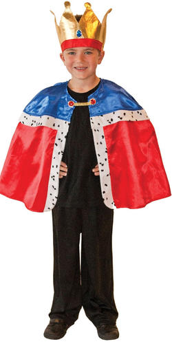 Royal Kings Boys Fancy Dress Tudor Medieval Fairytale Childrens Kids Costume New - Picture 21 of 26