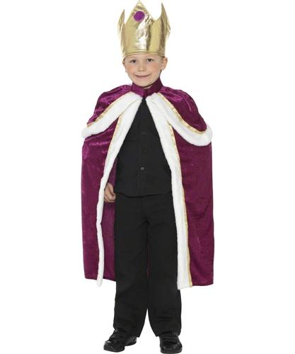 Royal Kings Boys Fancy Dress Tudor Medieval Fairytale Childrens Kids Costume New - Picture 25 of 26