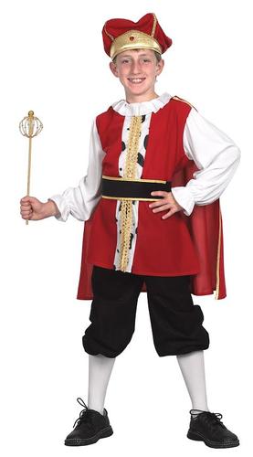 Royal Kings Boys Fancy Dress Tudor Medieval Fairytale Childrens Kids Costume New - Picture 16 of 26