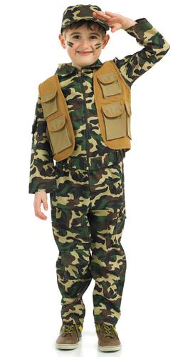 army fancy dress kids