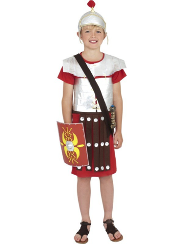 Roman Boys Fancy Dress Historical Rome Grecian Childrens Book Week Kids Costume - Picture 14 of 14