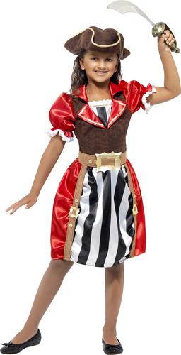 Pirate Kids Costume + Hat Book Week Boys Girls Halloween Fancy Dress Childs 3-8 - Picture 12 of 28