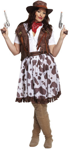 Cowboy & Cowgirl Couple Fancy Dress Adults Mens Ladies Western Rodeo Costume New - Picture 17 of 17