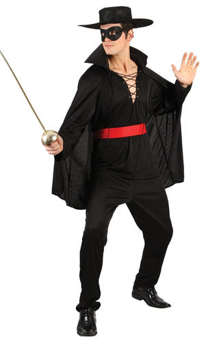 Mexican Bandit Mask Fancy Dress Zorro Hero Kids Mens Ladies Spanish Costume Ebay
