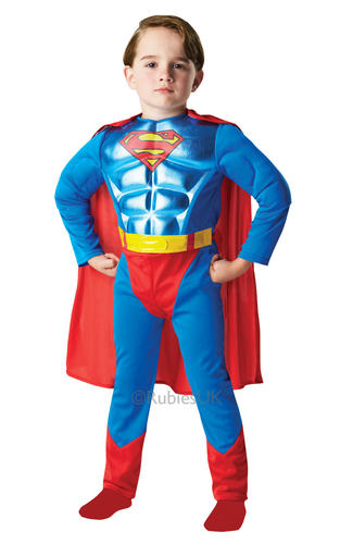 Superhero Boys Fancy Dress Comic Book Halloween Kids Childrens Costume Outfit - Picture 21 of 44