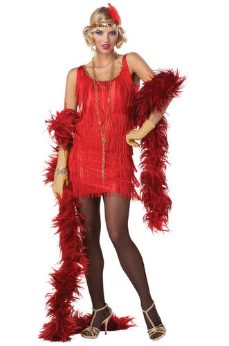 red gatsby costume