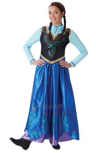 Adults Disney Frozen Fancy Dress Mens Womens Princess Fairytale Olaf ...