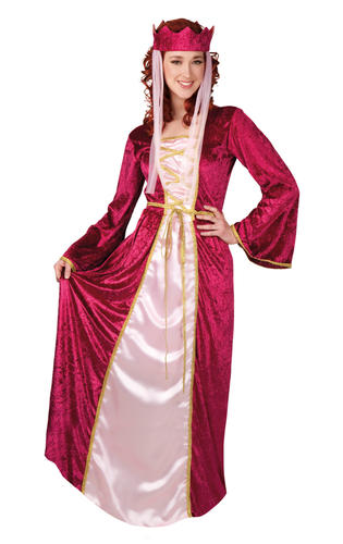 Renaissance Königin Kostüm Mittelalter Magd Marion Damen Erwachsene Kostüm Outfit - Bild 3 von 3