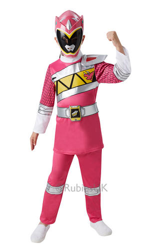 New Dino Charge Power Ranger Fancy Dress Superhero Rangers Kids Childs ...