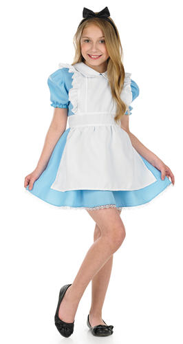 Alice In Wonderland Kids Story Fairytale World Book Day Child Childrens Costumes - Picture 6 of 41
