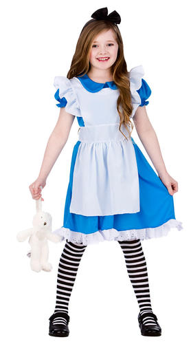 Alice In Wonderland Kids Story Fairytale World Book Day Child Childrens Costumes - Picture 21 of 41