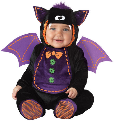 Baby Bat 0-24 Months Fancy Dress Animal Halloween Boys Infant Childs Costume New - Picture 3 of 3