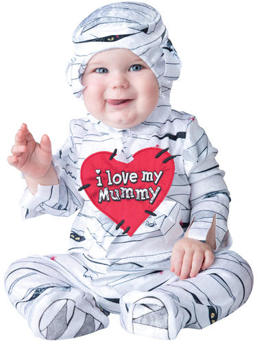 I Love My Mummy Baby 0-24 Months Fancy Dress Halloween Toddlers Infant Costume - Picture 4 of 5