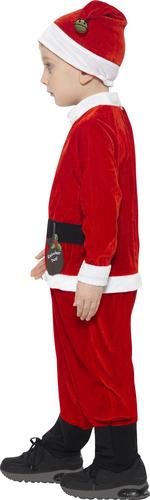 Santa Claus Kids Fancy Dress Festive Father Christmas Boys Girls Costume Outfit - Picture 14 of 17