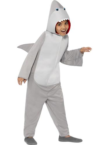 Shark Kids Fancy Dress Halloween Jaws Sea Creature Animal Boys Girls Costume New - Picture 2 of 25