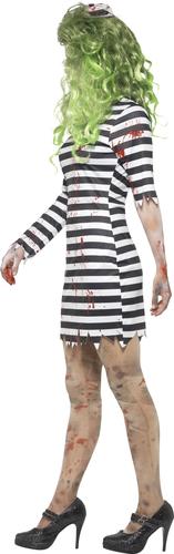 Scary Zombie Ladies Halloween Fancy Dress Adults Womens Horror Costume Outfit - Picture 18 of 46