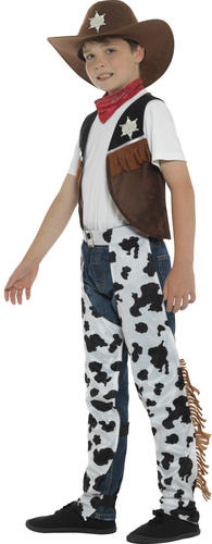 Texanischer Cowboy Jungen Kostüm Wild West Western Rodeo Kinder Kinder Kostüm Outfit - Bild 8 von 9