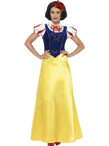 Princess Snow Ladies Fancy Dress Fairy Tale Book Day Week Adults Womens  Costume | eBay