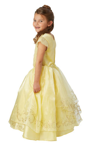 Premium Beauty and the Beast Belle Girls Disney Princess Book Day Kids Costume - Picture 2 of 2