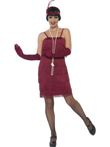 Short Flapper Girl Womens Fancy Dress 1920s 20s Charleston Ladies Adults Costume - Imagen 17 de 58