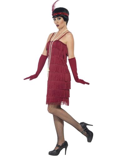 Short Flapper Girl Womens Fancy Dress 1920s 20s Charleston Ladies Adults Costume - Imagen 21 de 58