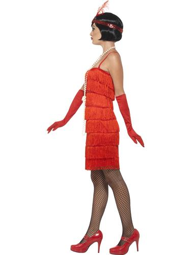 Short Flapper Girl Womens Fancy Dress 1920s 20s Charleston Ladies Adults Costume - Imagen 44 de 58