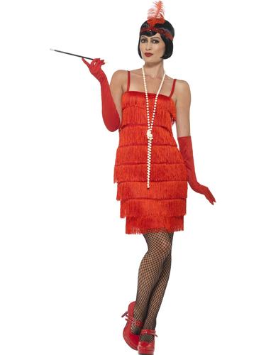 Short Flapper Girl Womens Fancy Dress 1920s 20s Charleston Ladies Adults Costume - Imagen 49 de 58