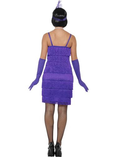 Short Flapper Girl Womens Fancy Dress 1920s 20s Charleston Ladies Adults Costume - Imagen 33 de 58