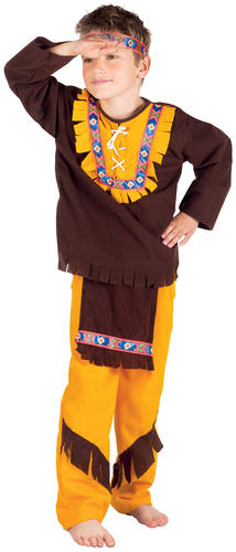 Western Red Indian Kids Fancy Dress Wild West Native American Childrens Costumes - Picture 4 of 7