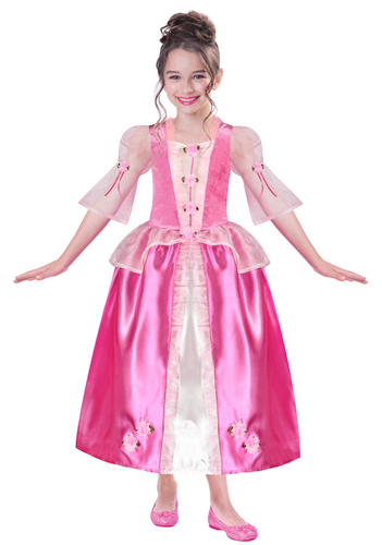 Posy Prinzessin Mädchen Kostüm Royal Märchen Kinder Buch Tag Kostüm Outfit  - Bild 3 von 3