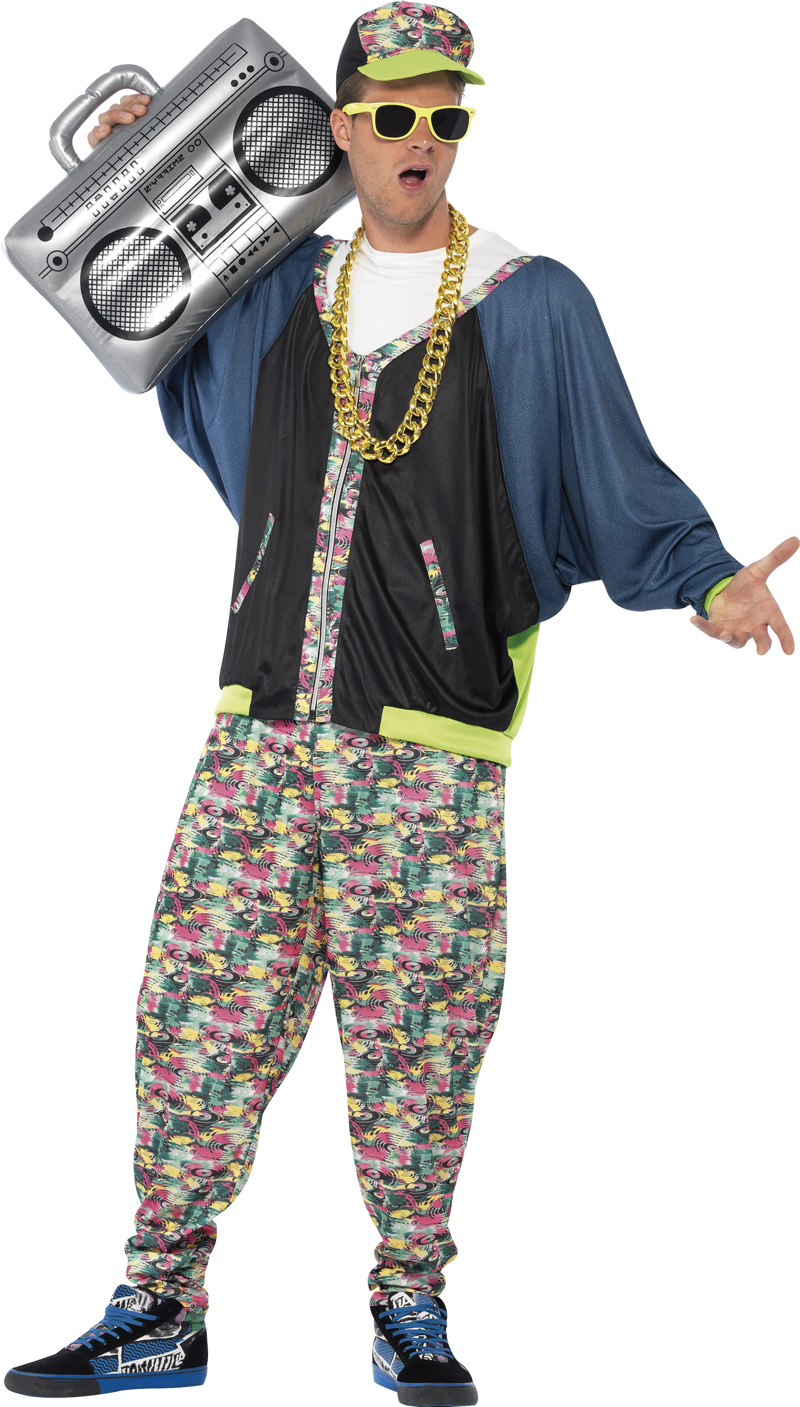 80s Hip Hop Mens Costume 1980's Costumes Mega Fancy Dress