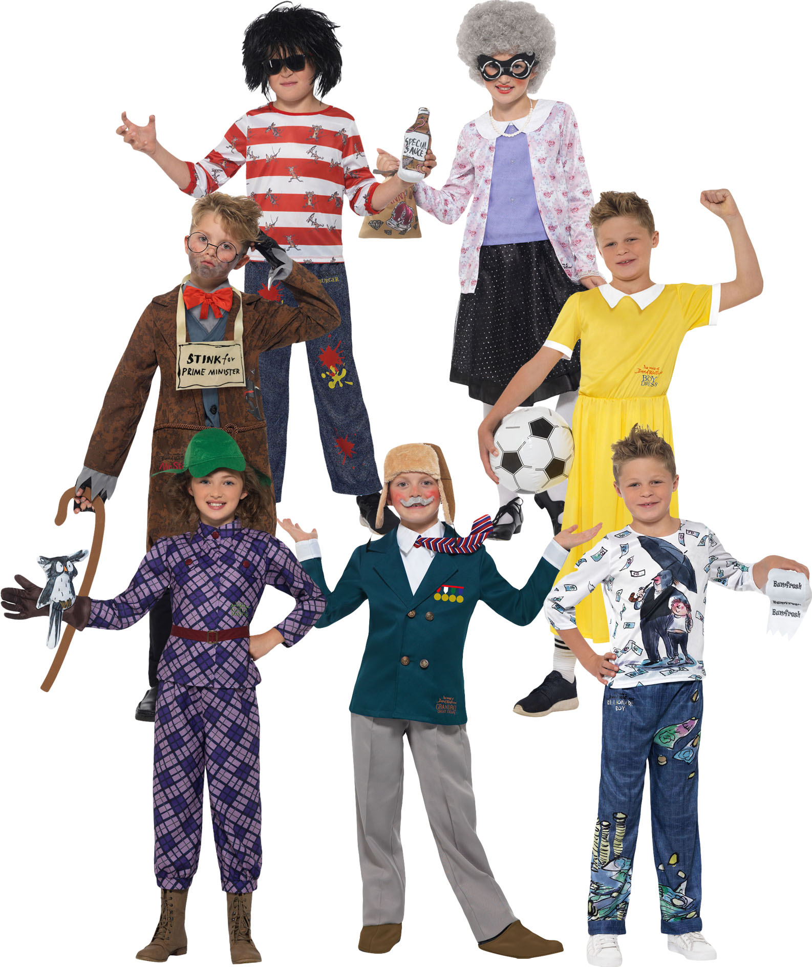 Deluxe David Walliams Kids Fancy Dress World Book Day Week Childrens Costumes eBay Deluxe David Walliams Kids Fancy Dress World Book Day Week Childrens Costumes eBay