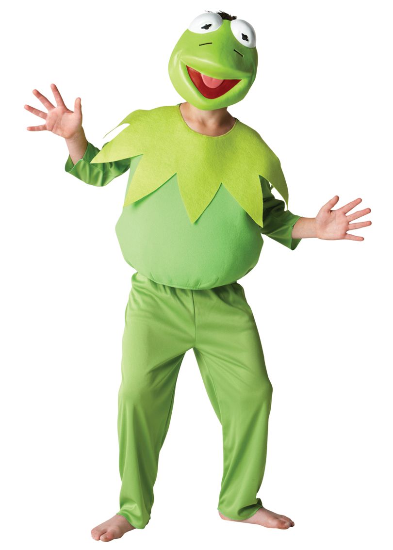 Deluxe Kermit The Frog The Muppets Boys Kids Fancy Dress Kids Costume ...