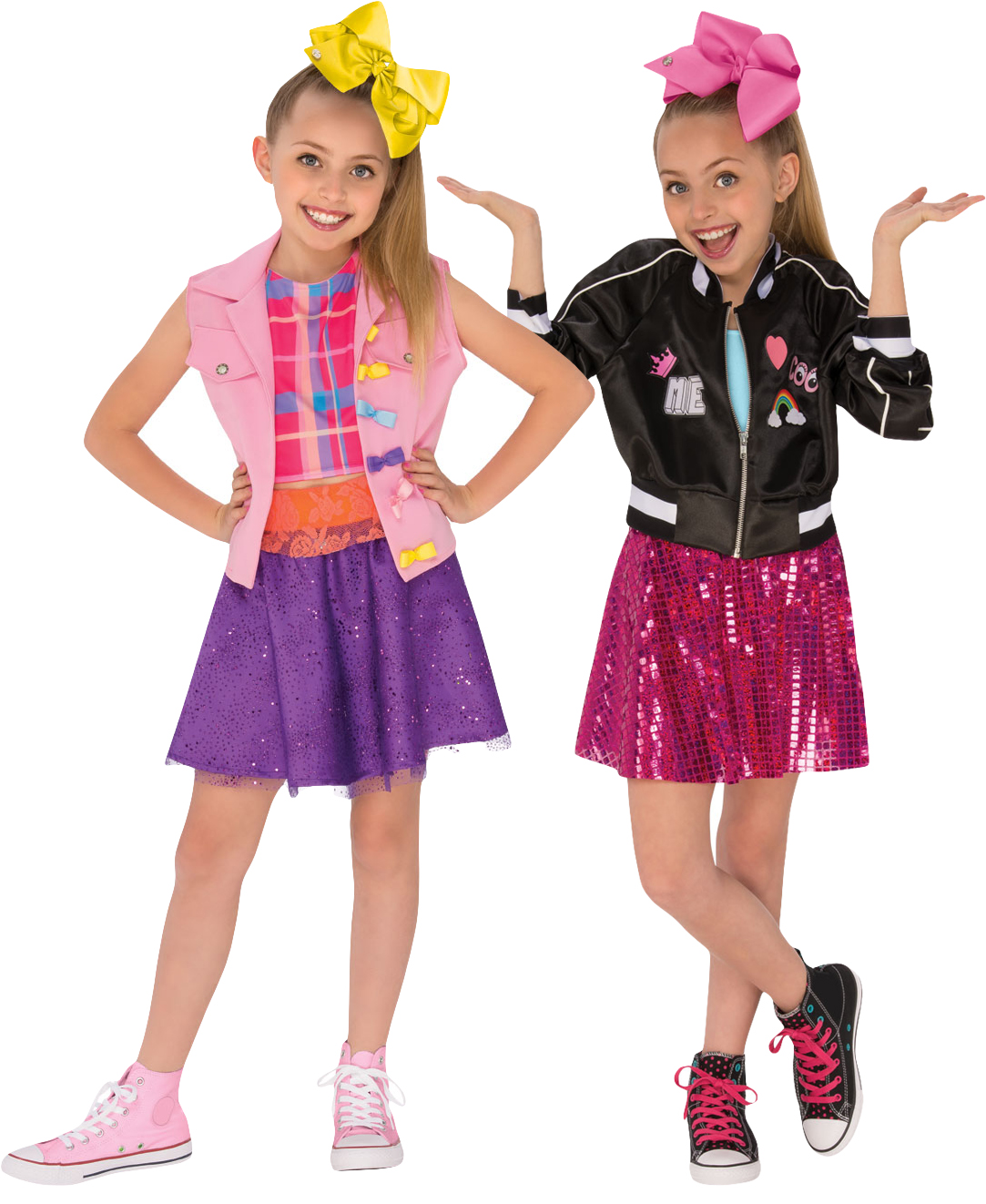 Girls Jojo Siwa Bomber Jacket Child Fancy Dress Costume Outfit