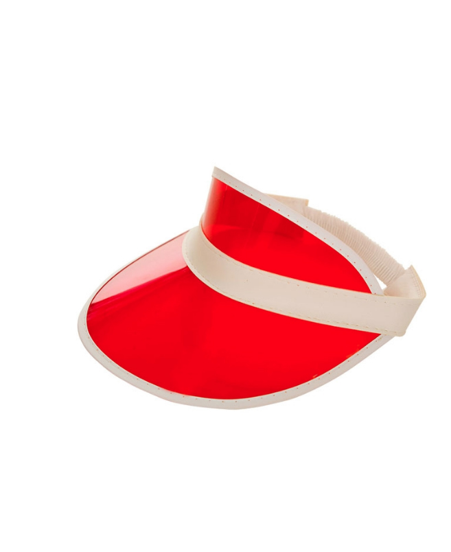Red Pub Golf Visor Hen & Stag Accessories Mega Fancy Dress