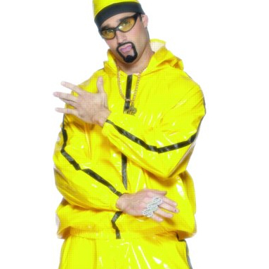 Ali G Rapper Mens Fancy Dress Celebrity Costume Outfit + Hat | eBay