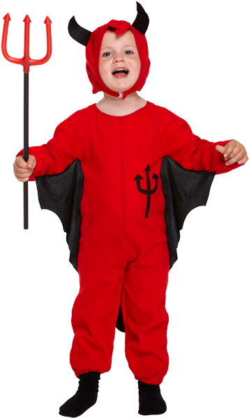 Cute Devil Toddler Ages 2-3 Fancy Dress Up Kids Boys Girls Halloween ...