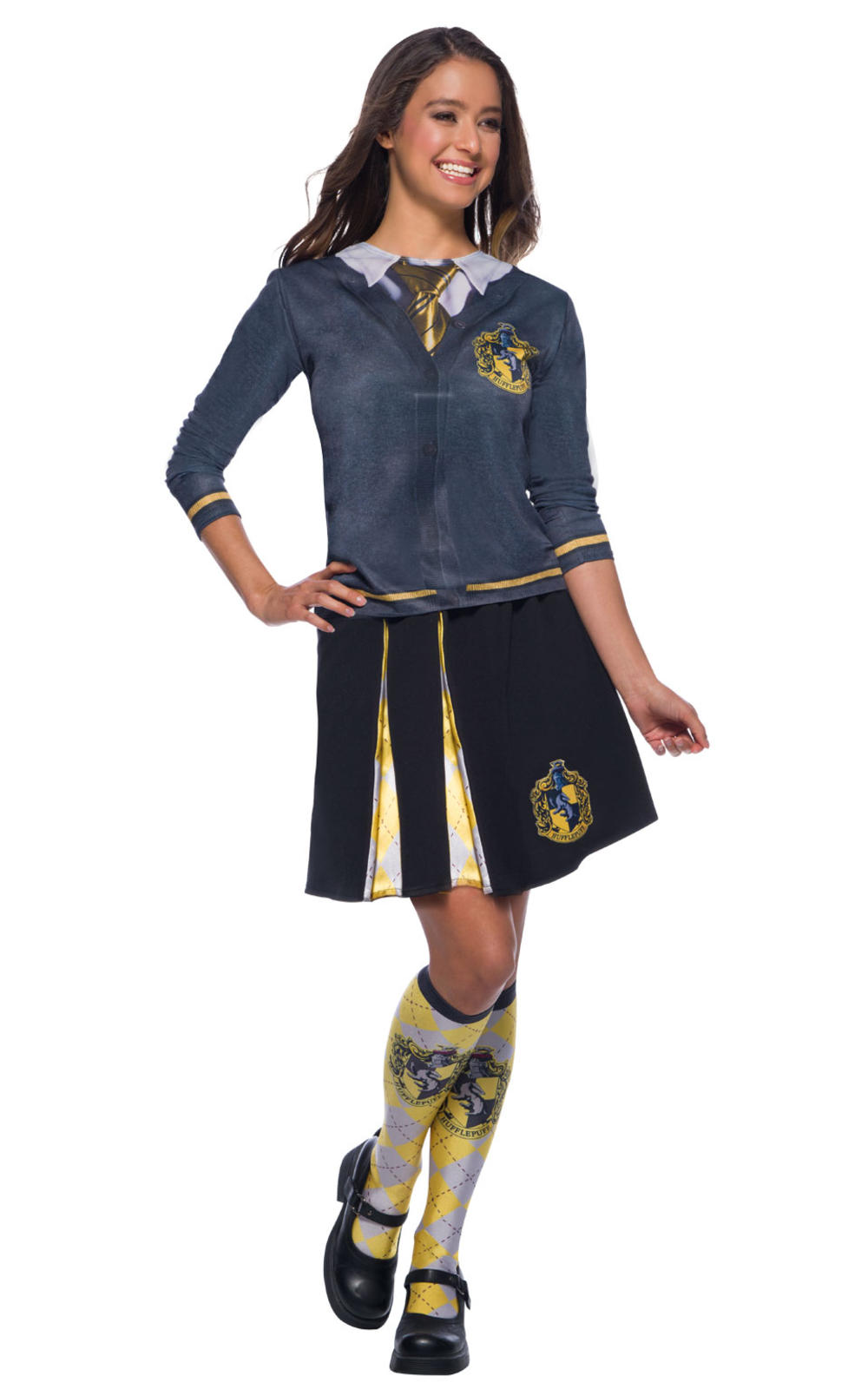 Hufflepuff Ladies Costume Top | Adult Book Day Fancy Dress | Mega Fancy ...