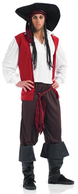 red waistcoat fancy dress