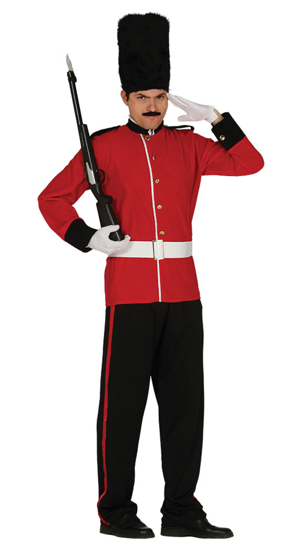 English Soldier Mens Costume Occupation Costumes Mega Fancy Dress