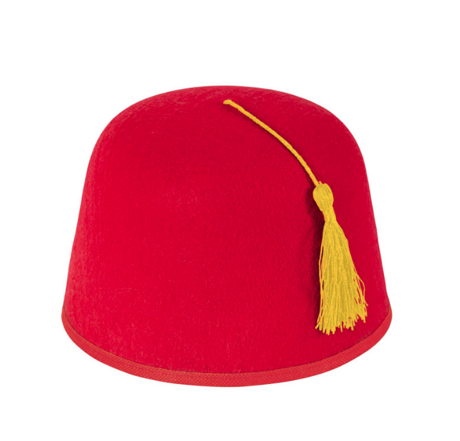 Moroccan Fez Hat National Dress Accessories Mega Fancy Dress