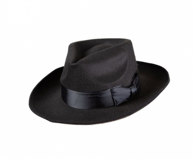 Classic Gangster Hat 20s & Gangster Accessories Mega Fancy Dress