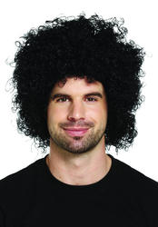 Black Afro Wig 70s Disco Fancy Dress 1970s Mens Ladies Adult Costume Accessory