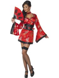 Sexy Geisha Ladies Fancy Dress Japanese National Dress Adults Costume Outfit