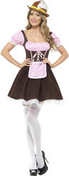 Bavarian Beer Tavern Girl Ladies Fancy Dress German Oktoberfest Waitress Costume