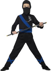 Ninja Assassin Boys Fancy Dress National Japanese Book Day Childrens Kid Costume