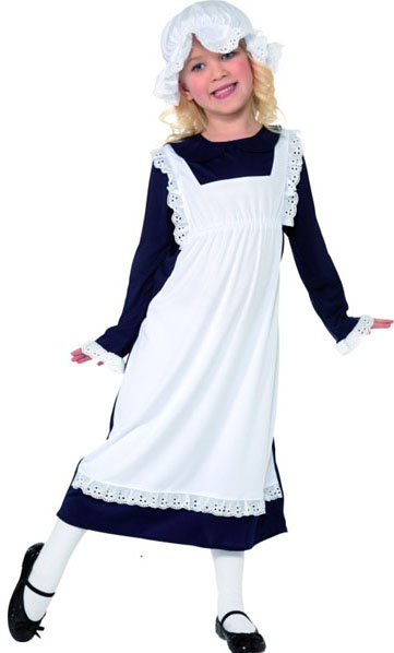 Poor Victorian Girls Fancy Dress Maid World Story Book Day Childs Kids  Costume | All Girl's World Book Day Costumes | Budget Fever
