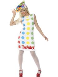Twister Ladies Fancy Dress Fun Toy Board Game Adults Novelty Costume Outfit