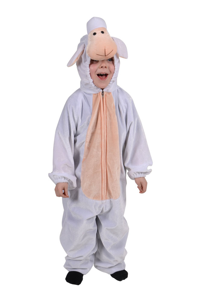 Kid's Little Lamb Costume Girl's World Book Day Fancy Dress Costumes